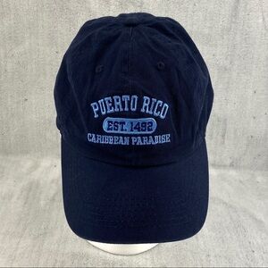 Newhatten  Puerto Rico Caribbean Paradise Ball Cap 100% Cotton Denim Adjustable